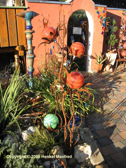 unser_garten Manfreds Gartentr&auml;ume Garten Kunst Dekoration Bild02